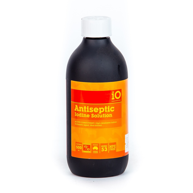 IO ANTISEPTIC IODINE SPRAY 500ML