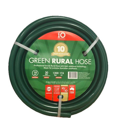 IO GREEN RURAL HOSE 18MM X 30MT