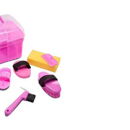 FILLED GROOMING KIT FOR KIDS - PINK