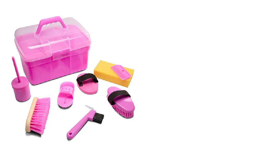 FILLED GROOMING KIT FOR KIDS - PINK