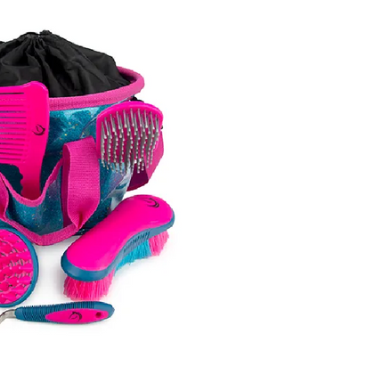 GROOMING KIT - GLITTER - PINK/BLACK