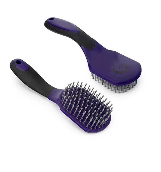 MANE AND TAIL BRUSH PURPLE/BLACK