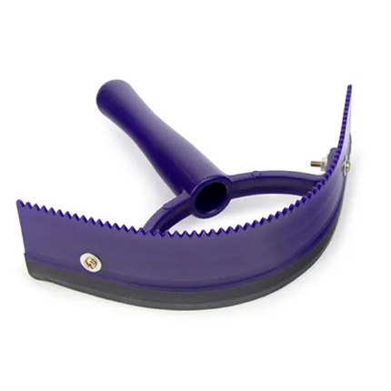 2 IN 1 SWEAT SCRAPER/CURRY COMB- PUBK [COL:PURPLE/BLACK]