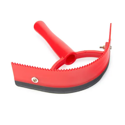 2 IN 1 SWEAT SCRAPER/CURRY COMB- RBK [COL:RED/BLACK]
