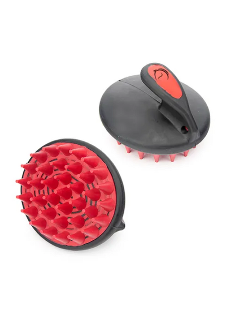 PALM BRUSH SOFT BRISTLE-RBK [COL:RED/BLACK]