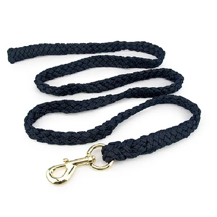 LEAD ROPE WITH BRASS SNAP 2M - BLUE