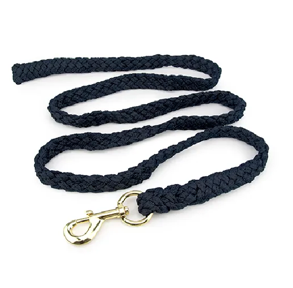 LEAD ROPE WITH BRASS SNAP 2M - BLUE