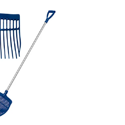 STABLE FORK PLASTIC - BLUE