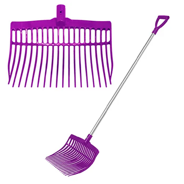 STABLE FORK PLASTIC - PURPLE