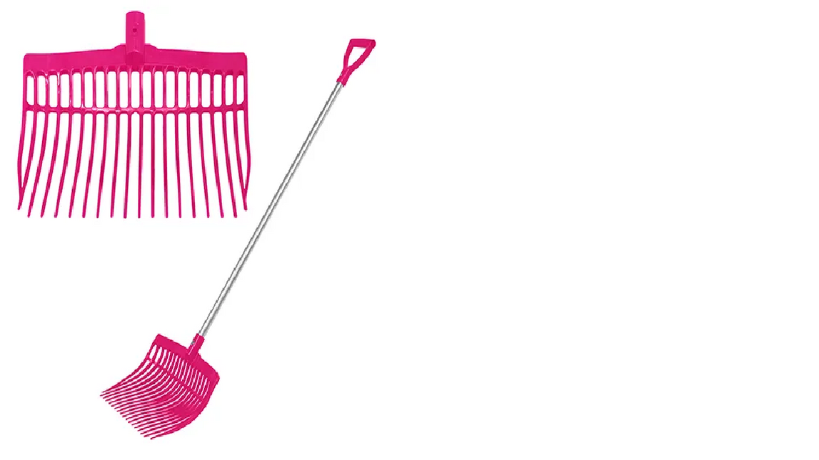 STABLE FORK PLASTIC - PINK
