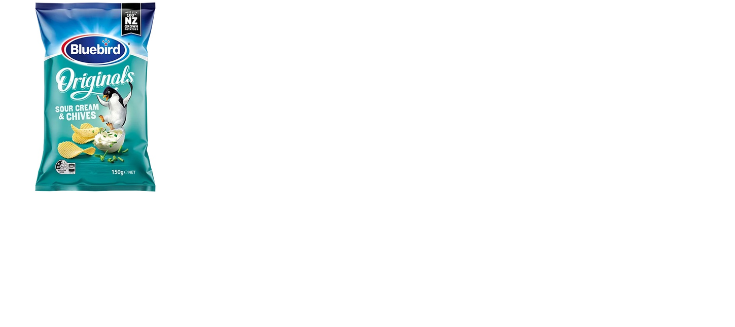 BLUEBIRD SOUR CREAM / CHIVE 150G